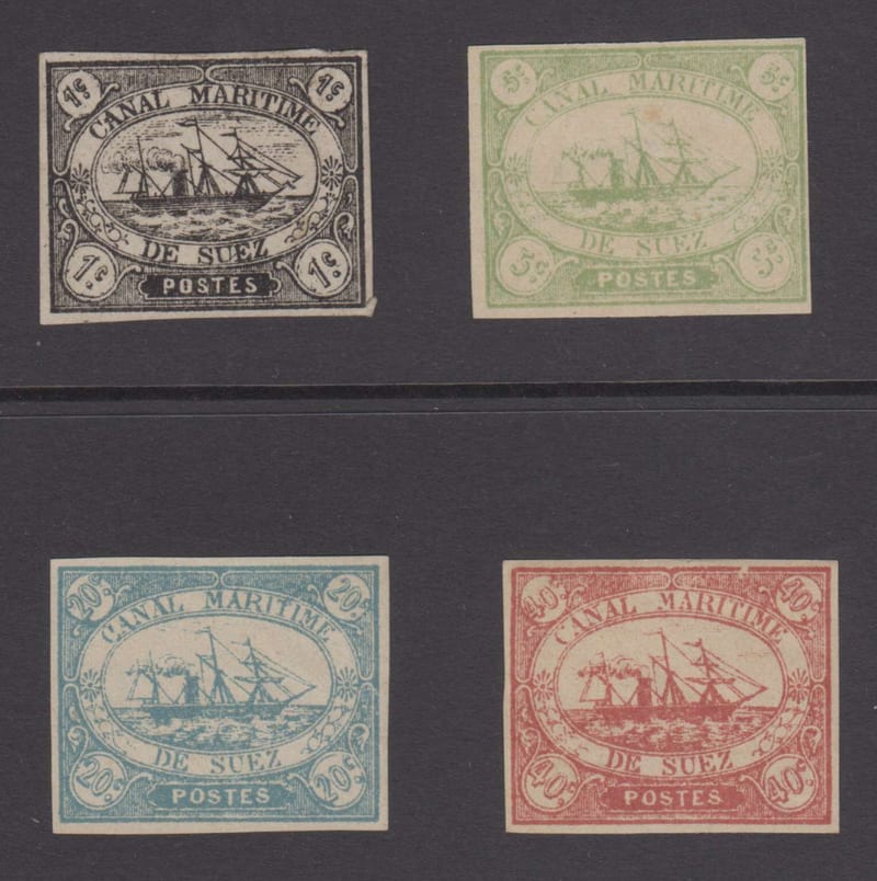 Egypt 1868 — Local stamps
