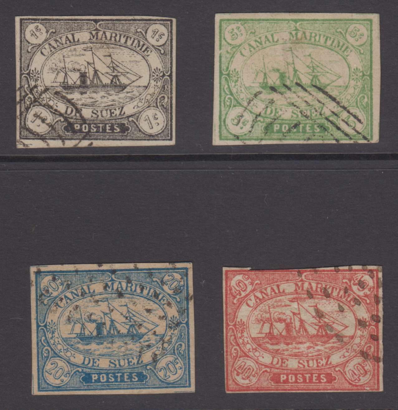 Egypt 1868 — Local Stamps