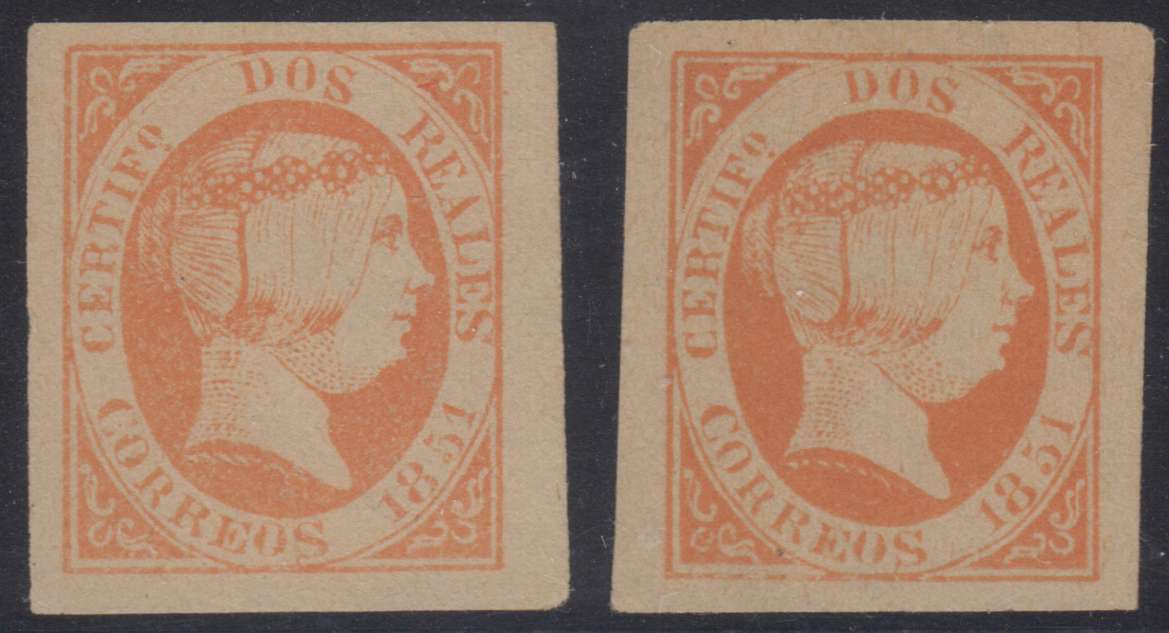 Spain 1851 — Queen Isabella II