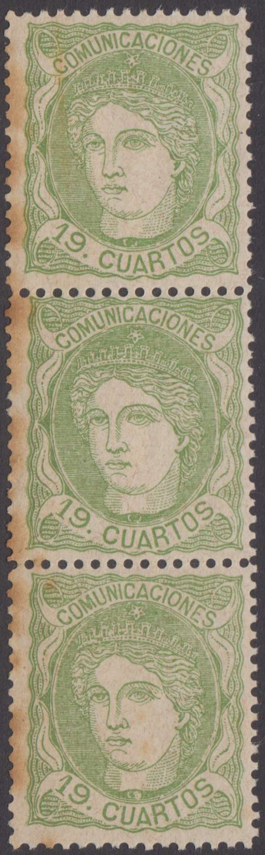 Spain 1870 — Scott 173