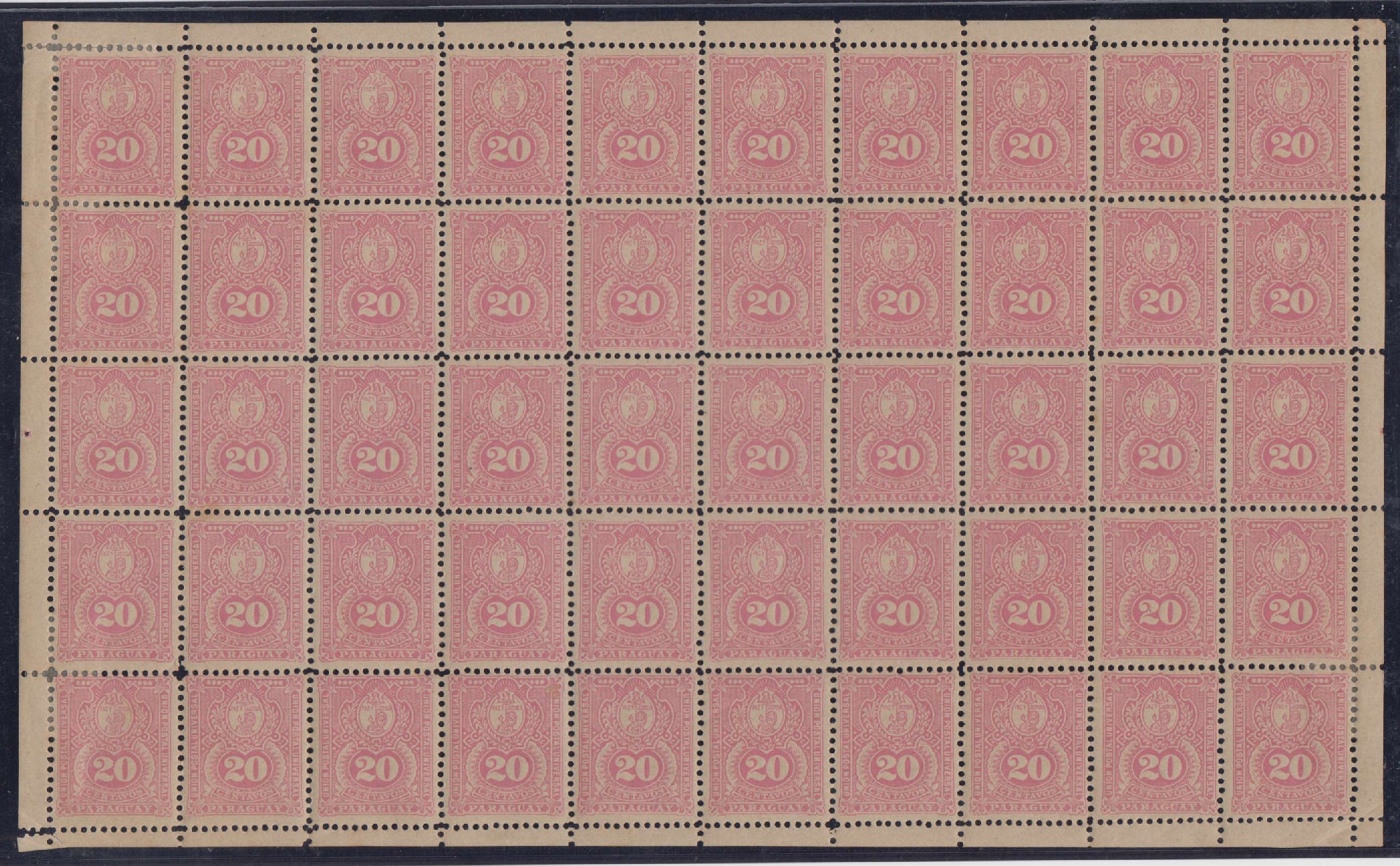 Paraguay 1887 — Seal of the Treasury