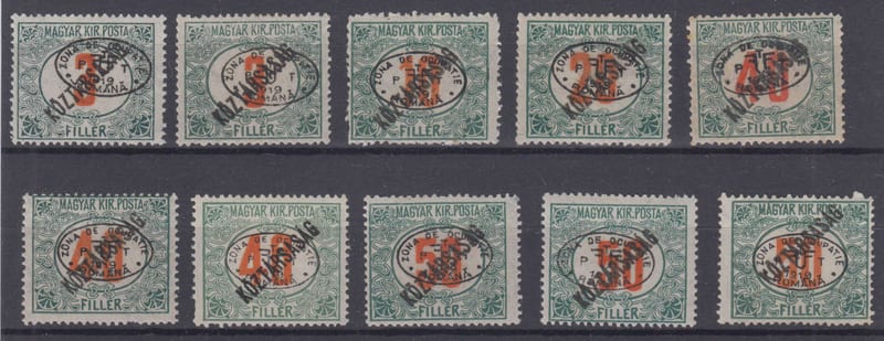 Hungary 1919 — Debrecen issue