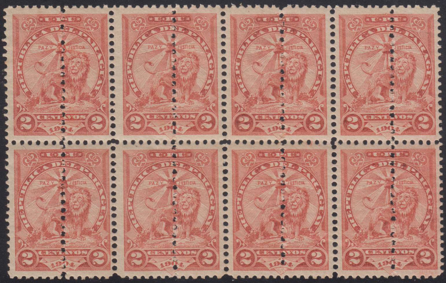 Paraguay 1905 — Scott 94 variety