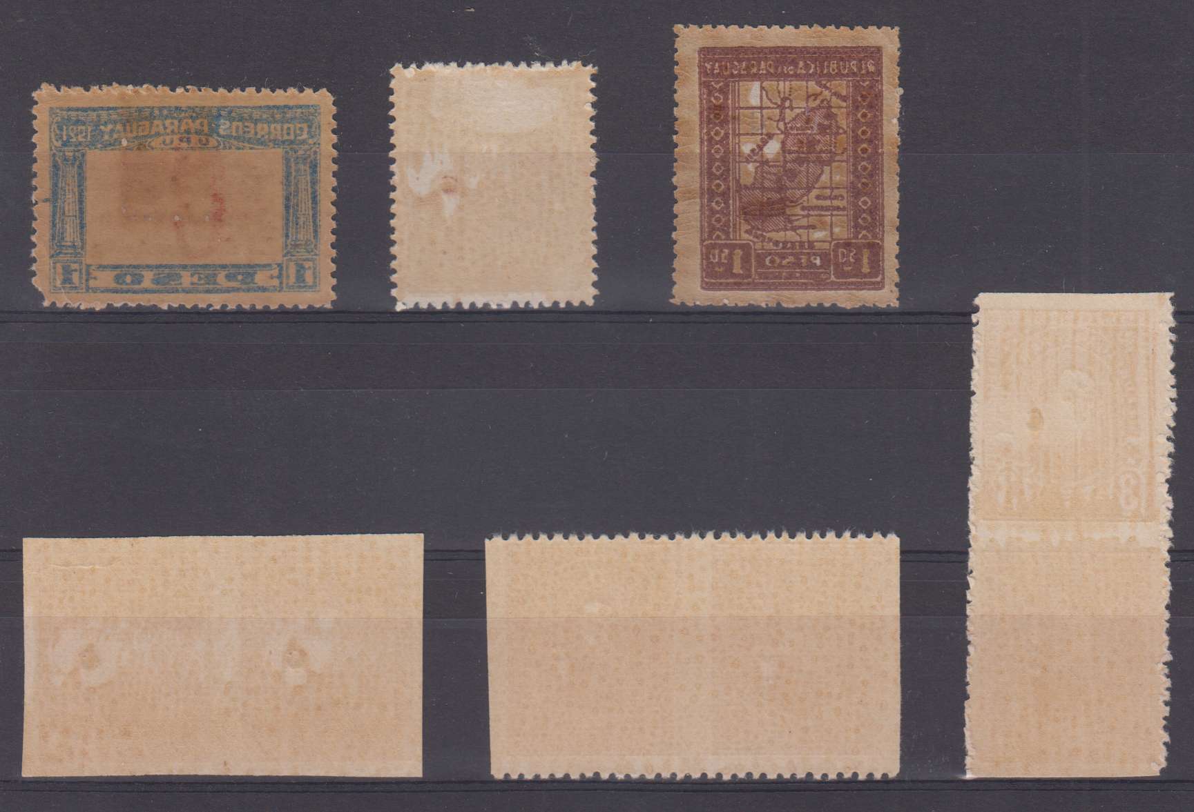 Paraguay 1922 — Interior office issues