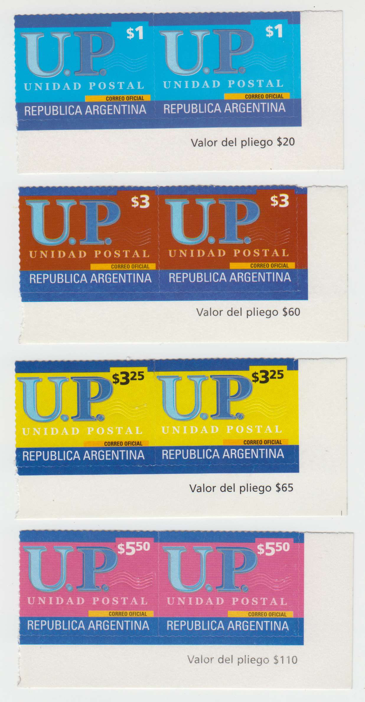 Argentina 2001 — Unidad Postal issue