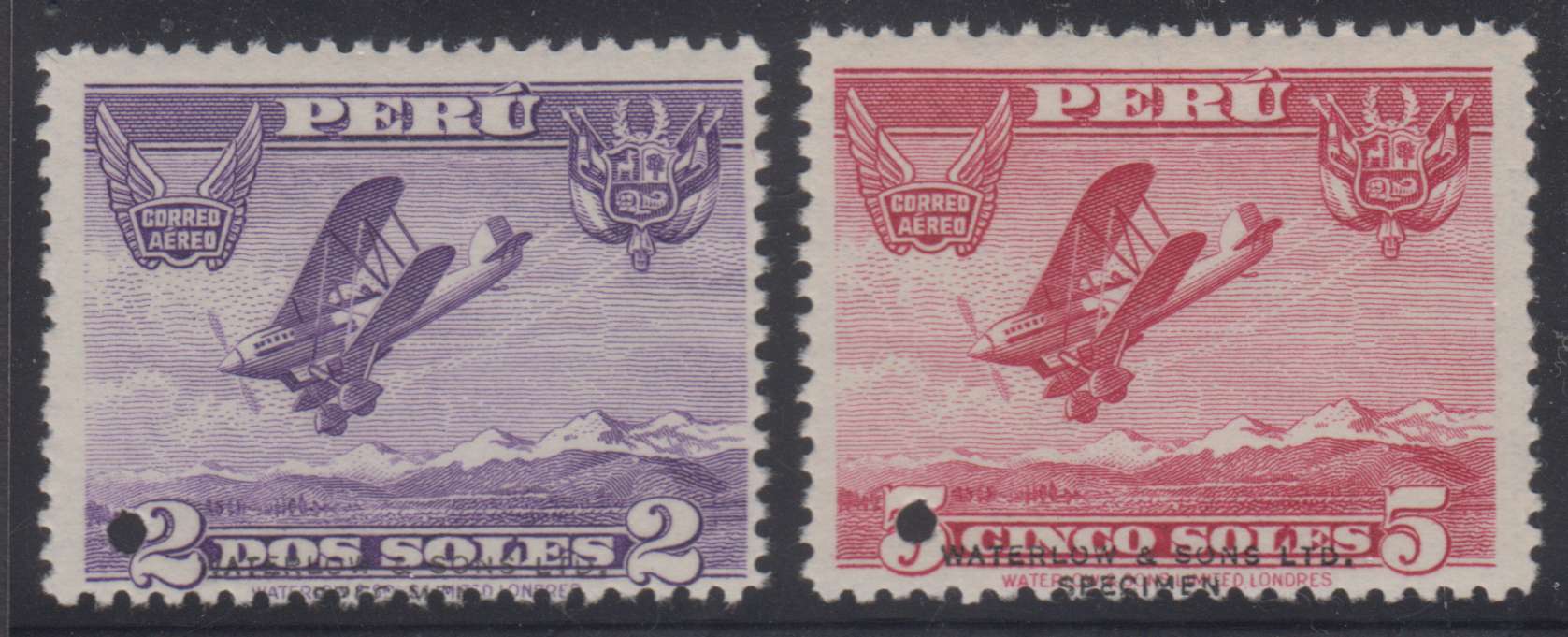 Peru 1934 — airpost issue
