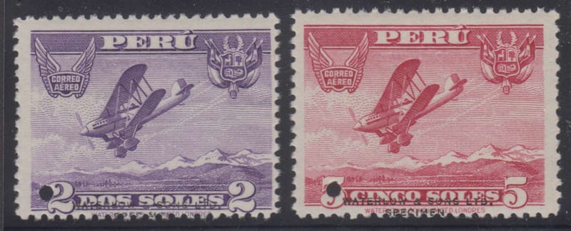 Peru 1934 — airpost issue