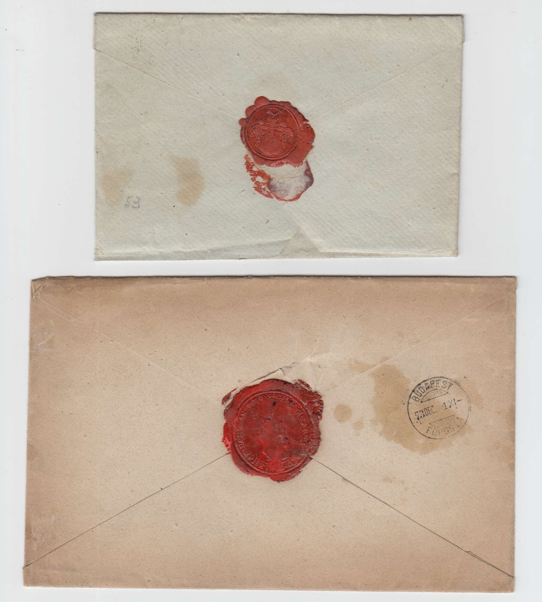 Hungary 1873 — Stampless