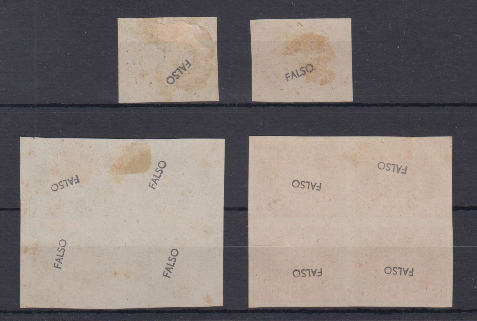 Peru 1857 — Scott 1-2