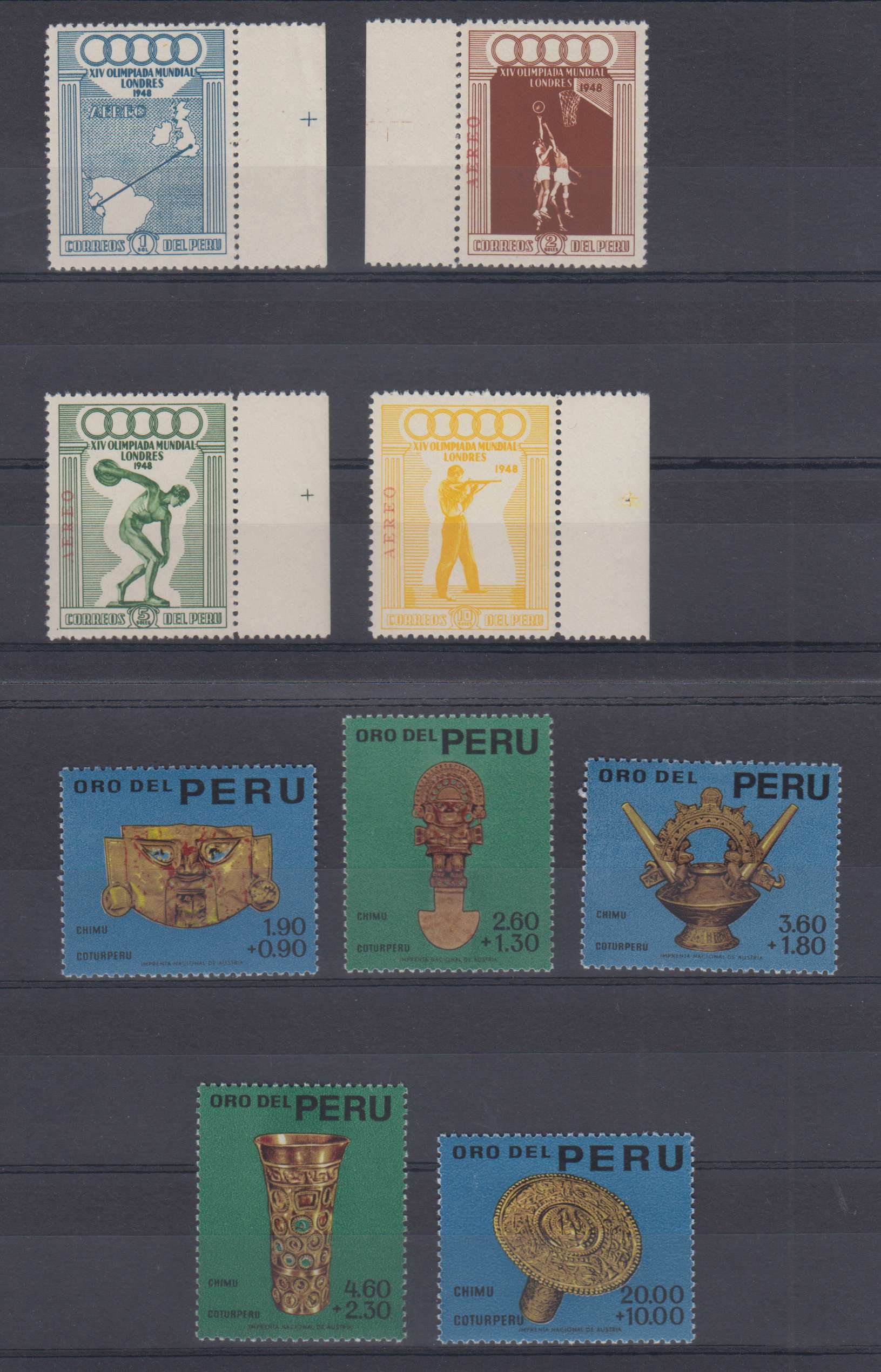 Peru 1948 — Olympics & Chimu Culture