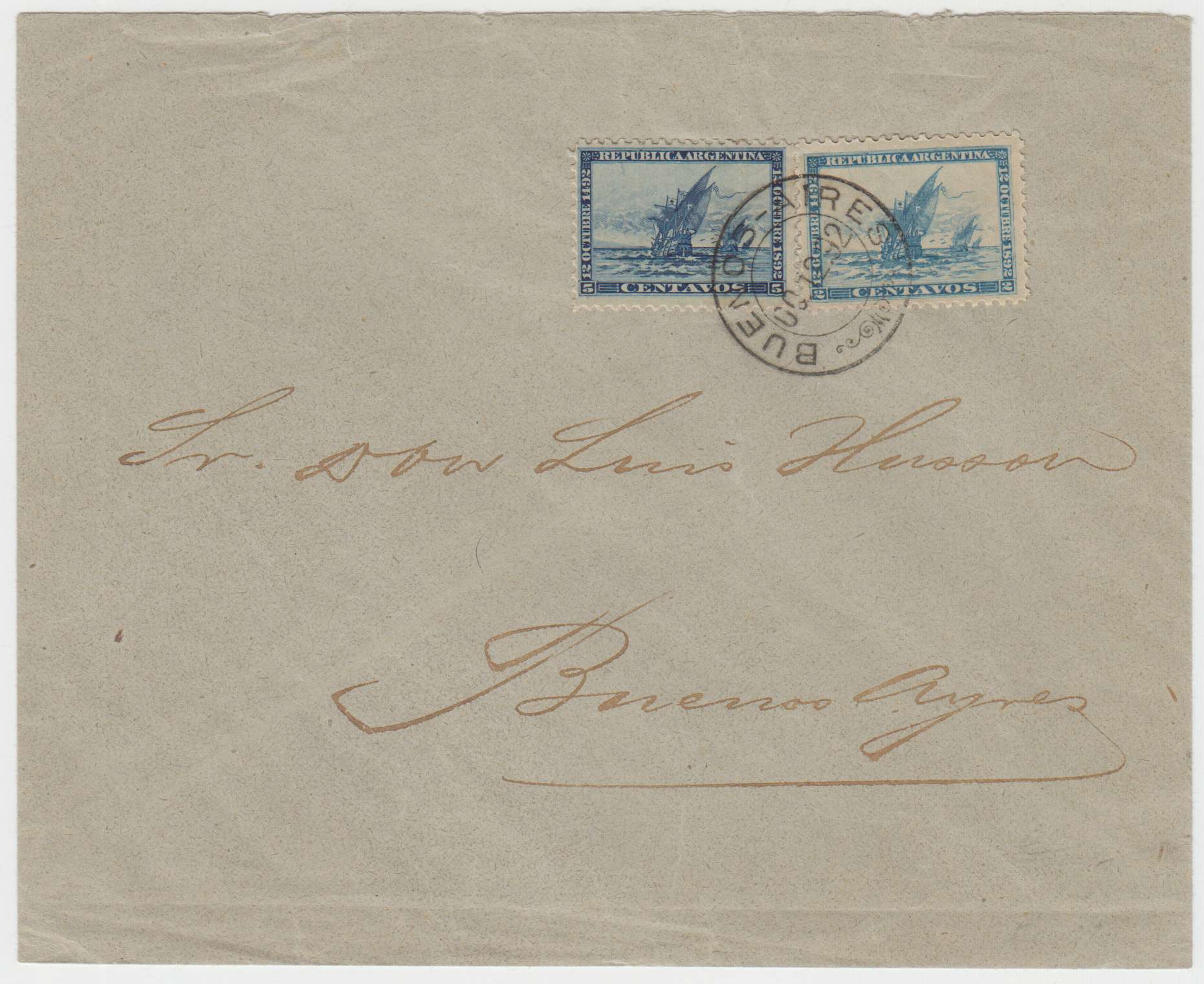 Argentina 1892 — Columbus