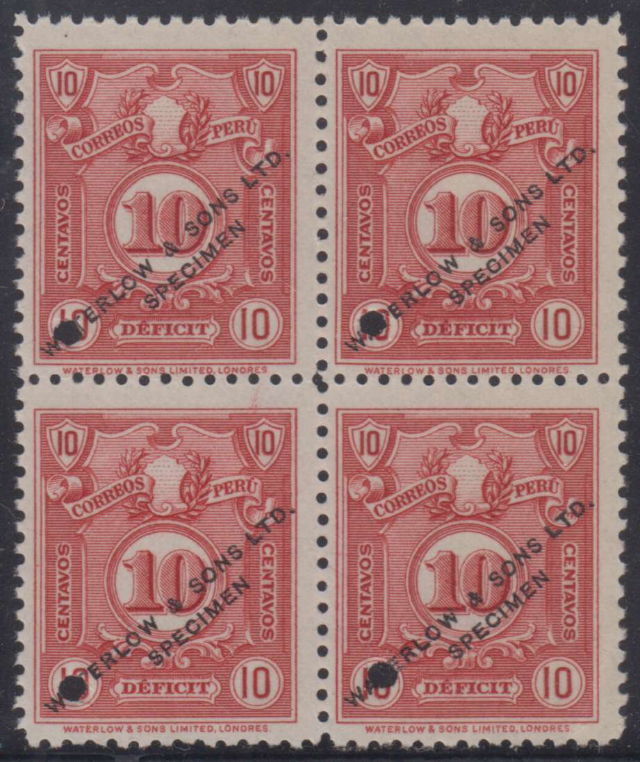 Peru 1936 — Postage due