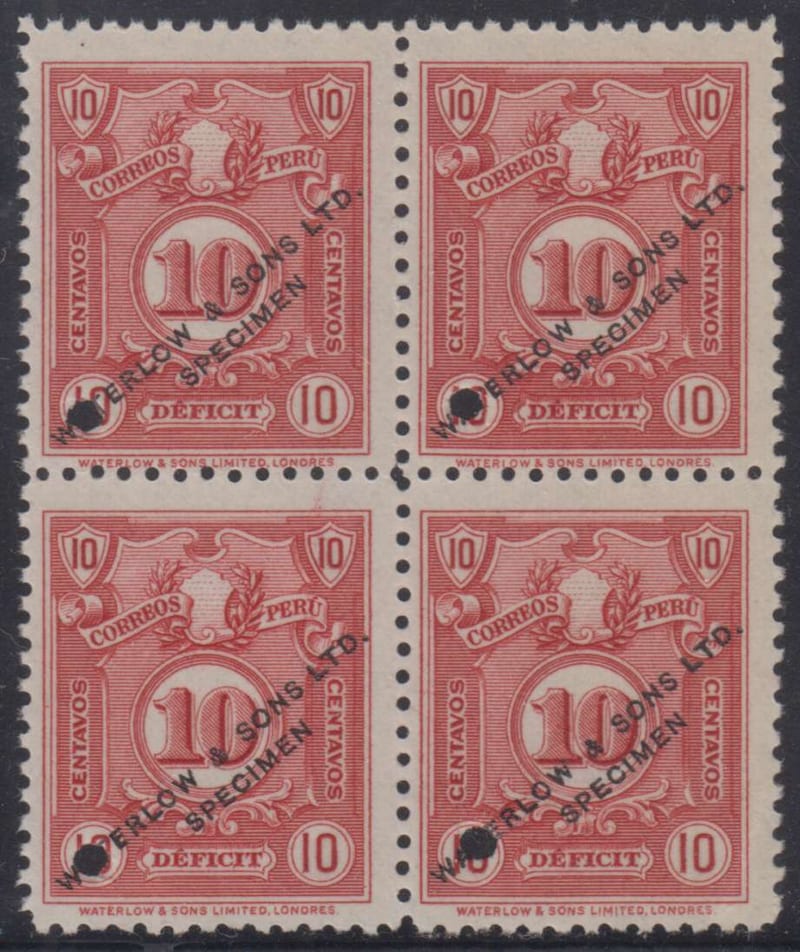 Peru 1936 — Postage due