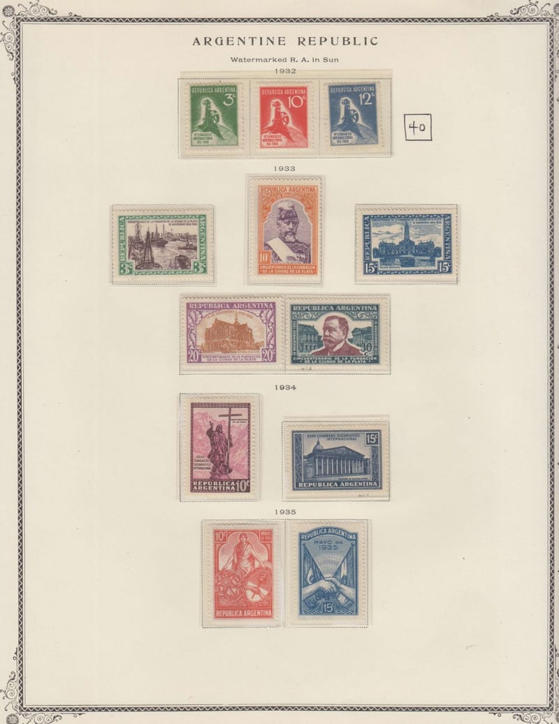 Argentina 1932 — Ordinary, semipostal, airpost & airpost semipostal stamps