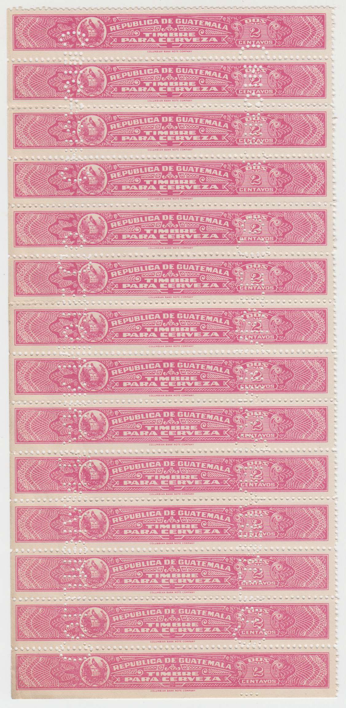 Guatemala 1935 — Revenues