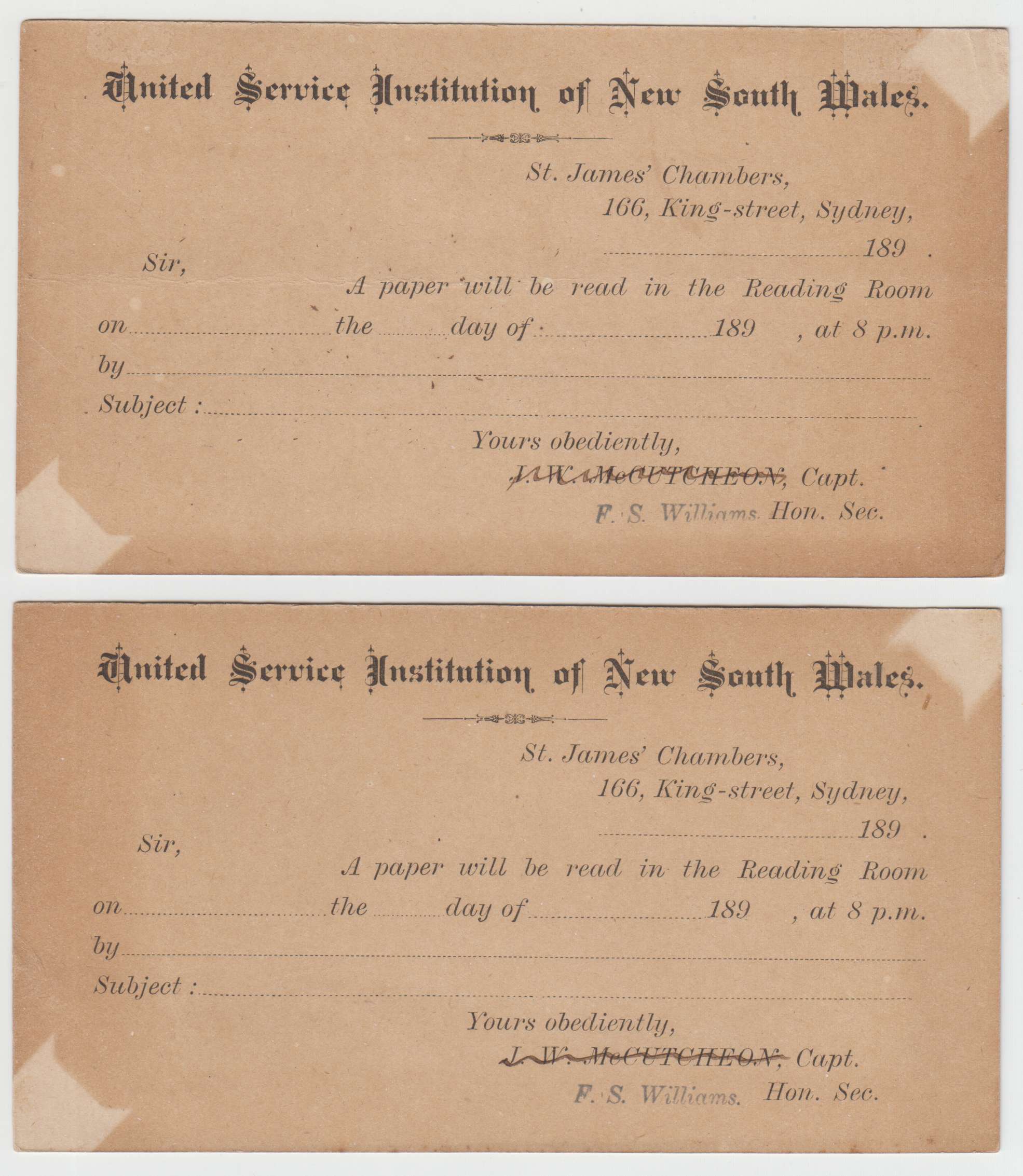 Australia 1875 — Cards & Envelopes