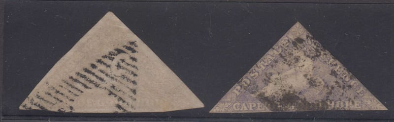 Cape of Good Hope 1855 — Scott 5 & 14