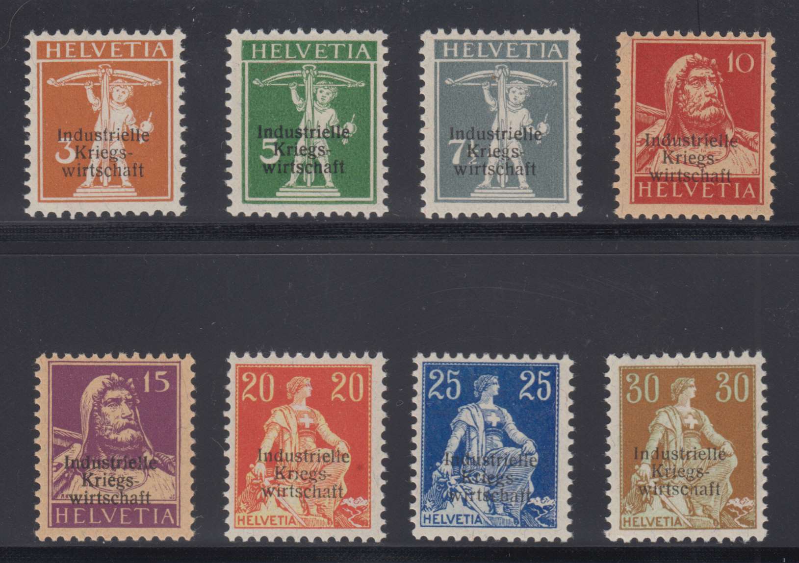 Switzerland 1918 — Official stamps