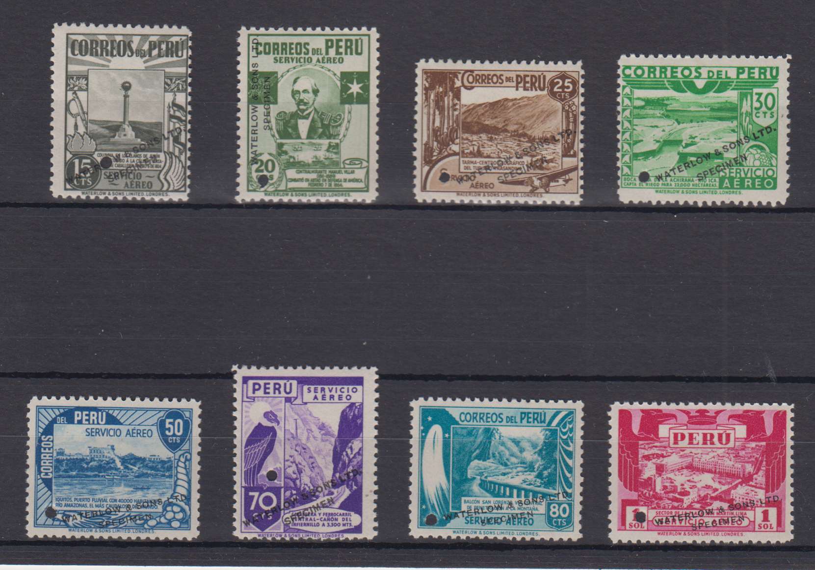 Peru 1938 — Scott C50-c57