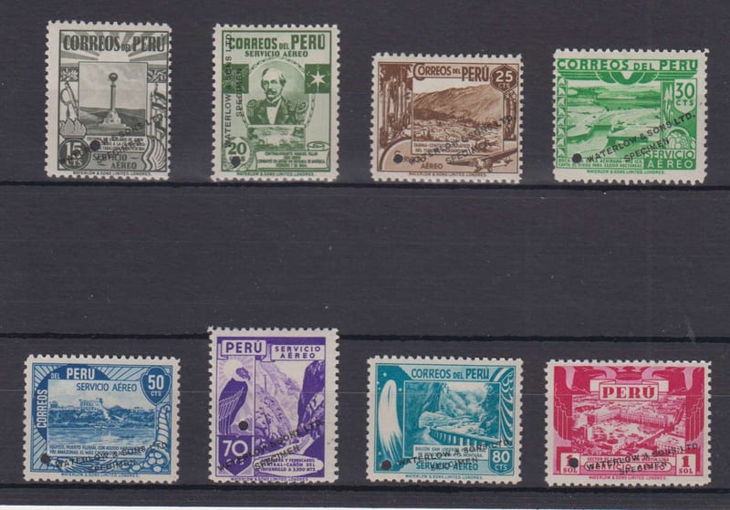 Peru 1938 — Scott C50-c57