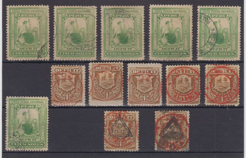 Peru 1881 — Postage due