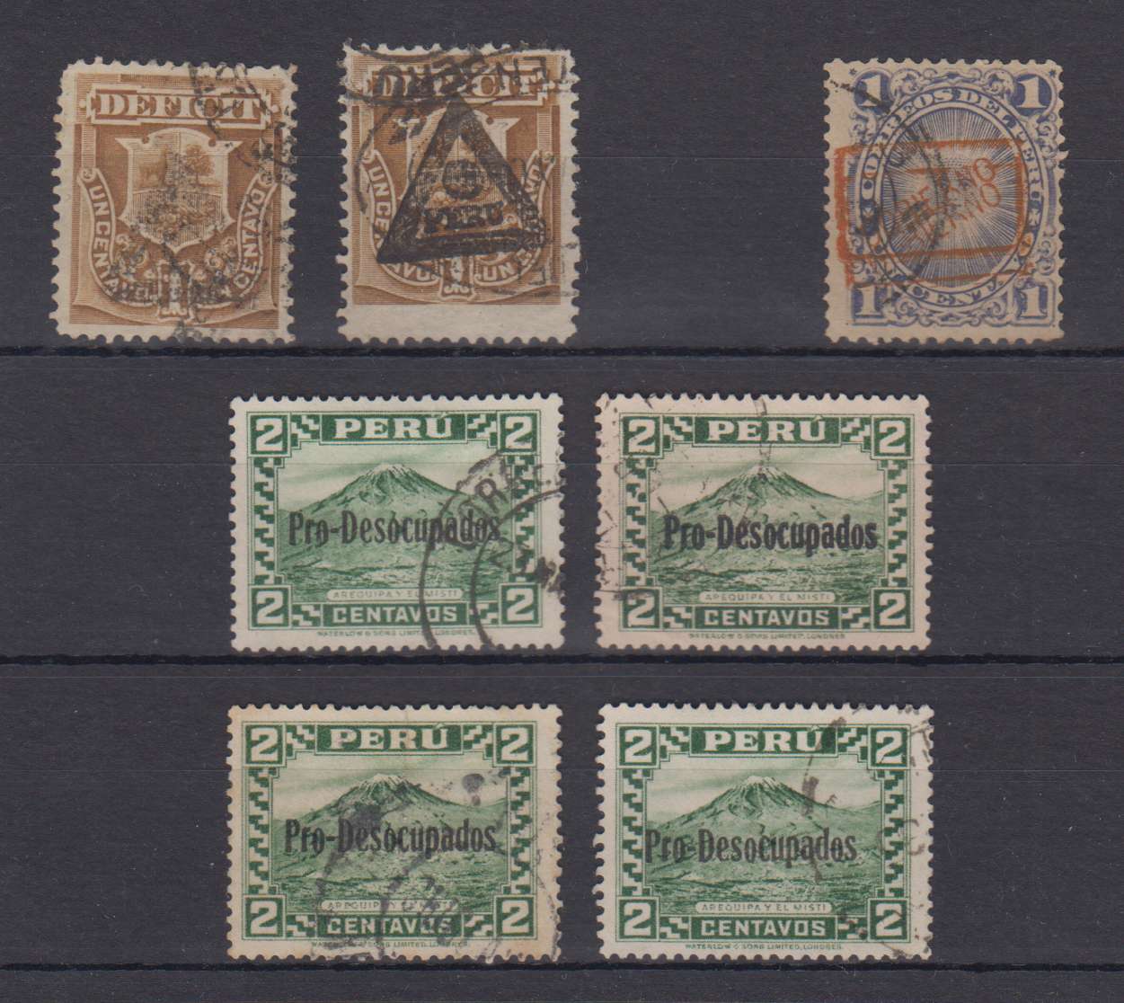 Peru 1884 — Varieties