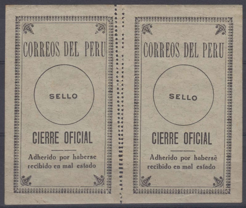 Peru 1924 — Official seals
