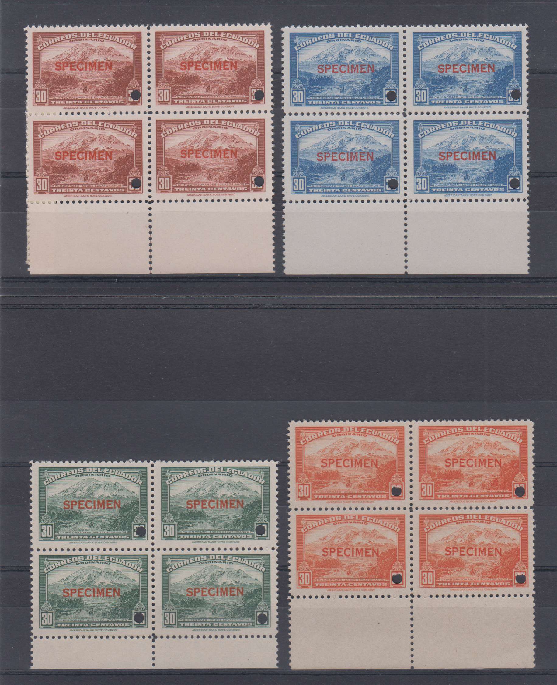 Ecuador 1942 — Mount Chimborazo