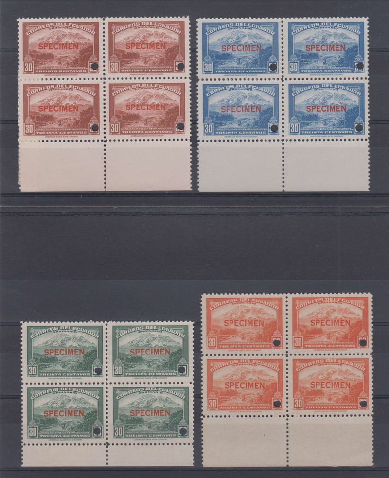 Ecuador 1942 — Mount Chimborazo