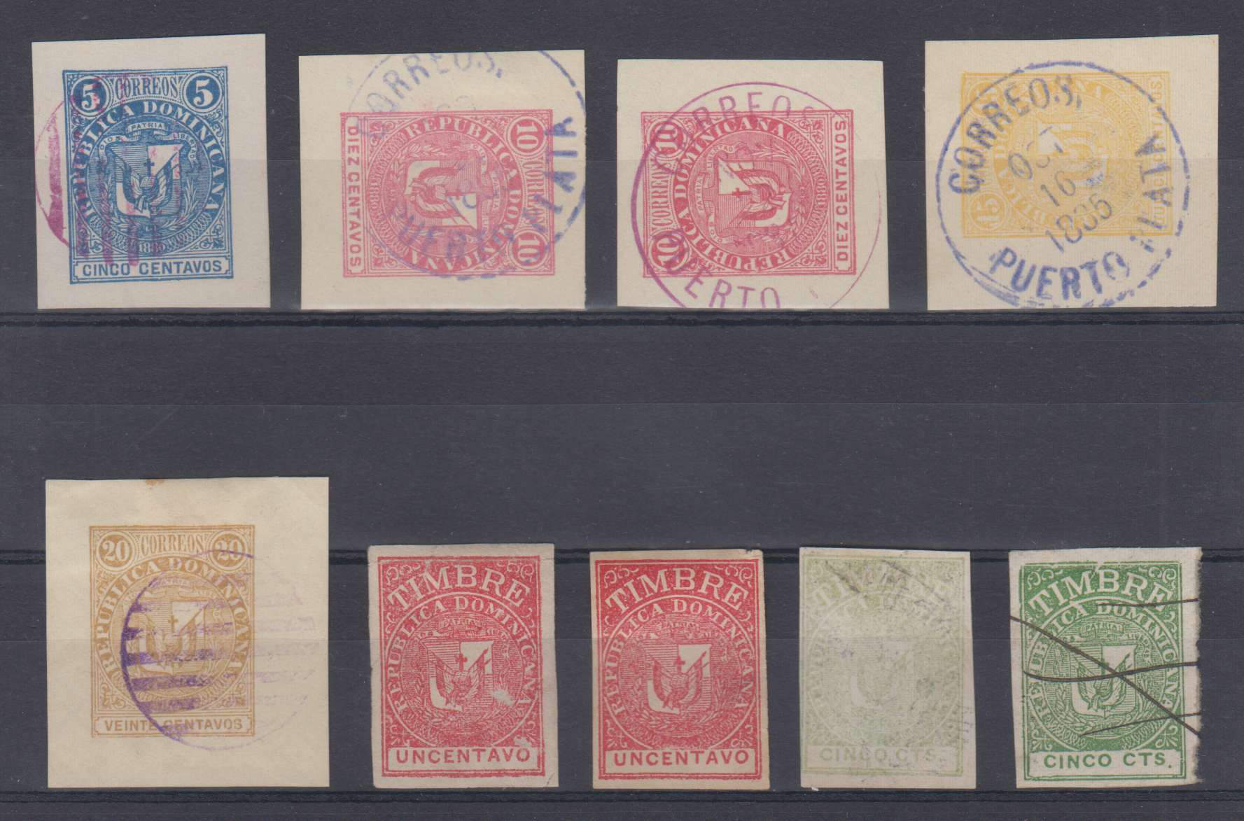 Dominican Republic 1885 — Revenues & PS cut outs