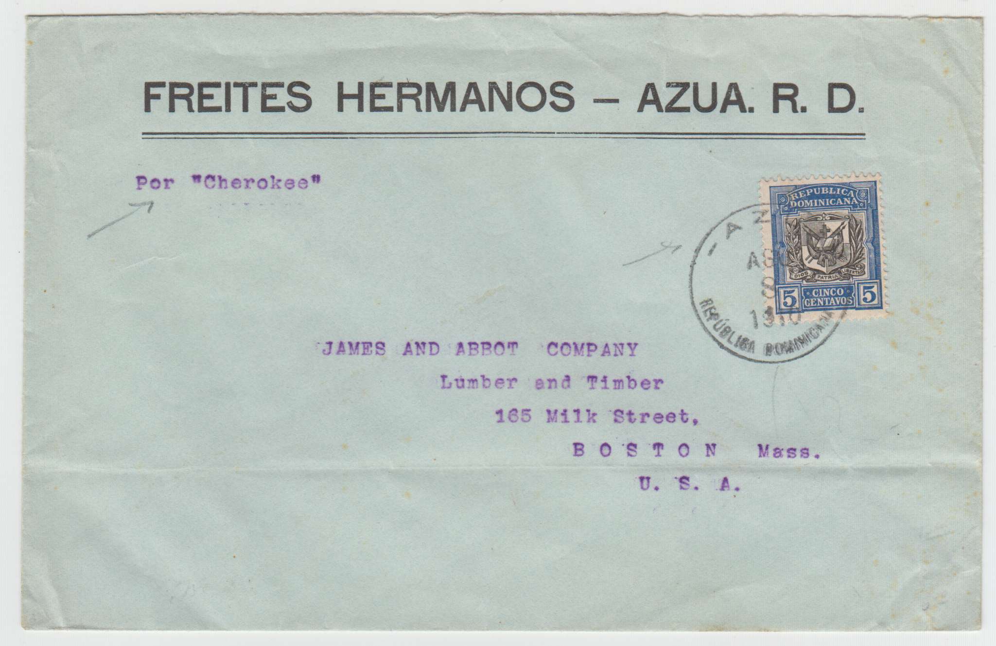 Dominican Republic 1903 — Scott 129 & 131