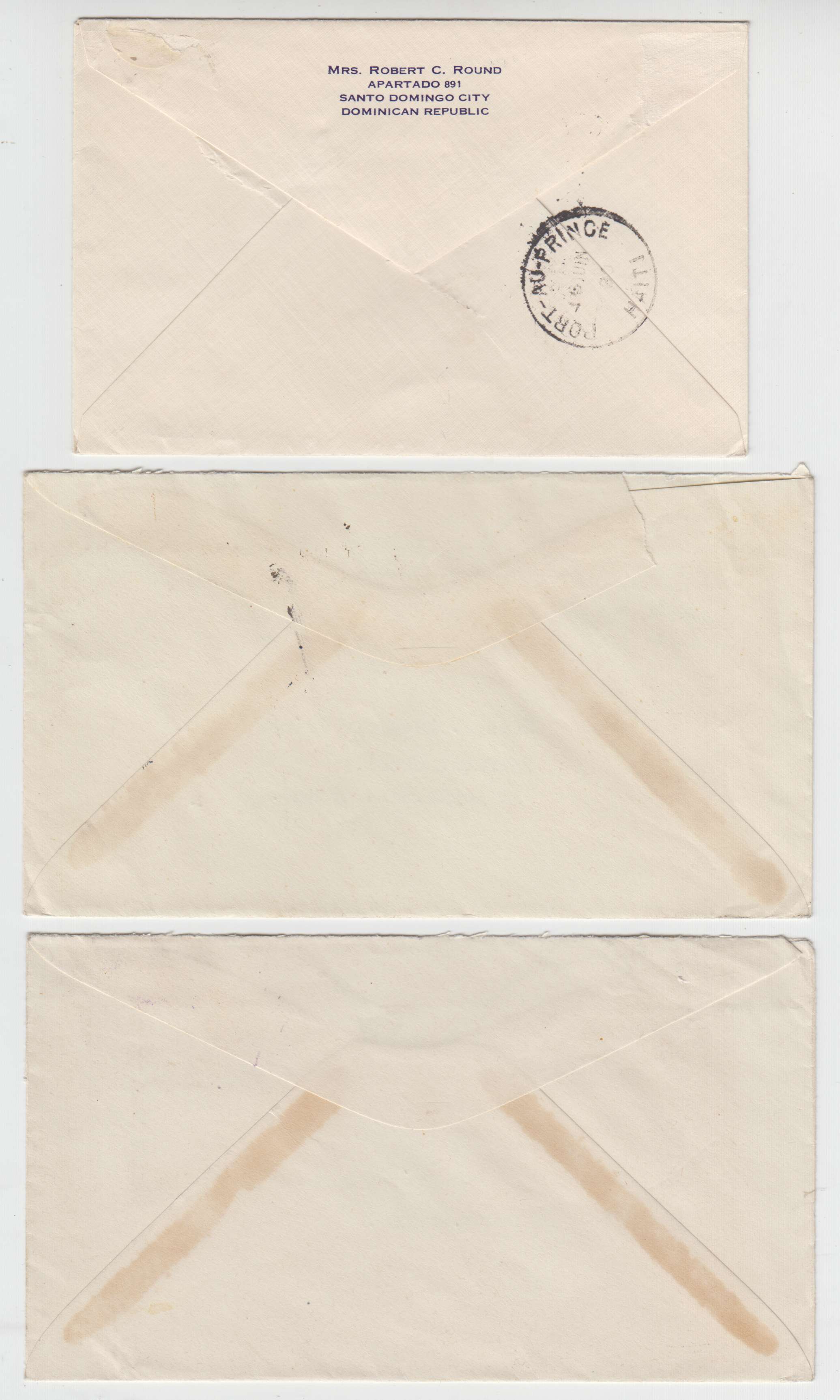 Dominican Republic 1930 — Collection of 11 air or surface covers to Haiti, Switzerland or Argentina with better