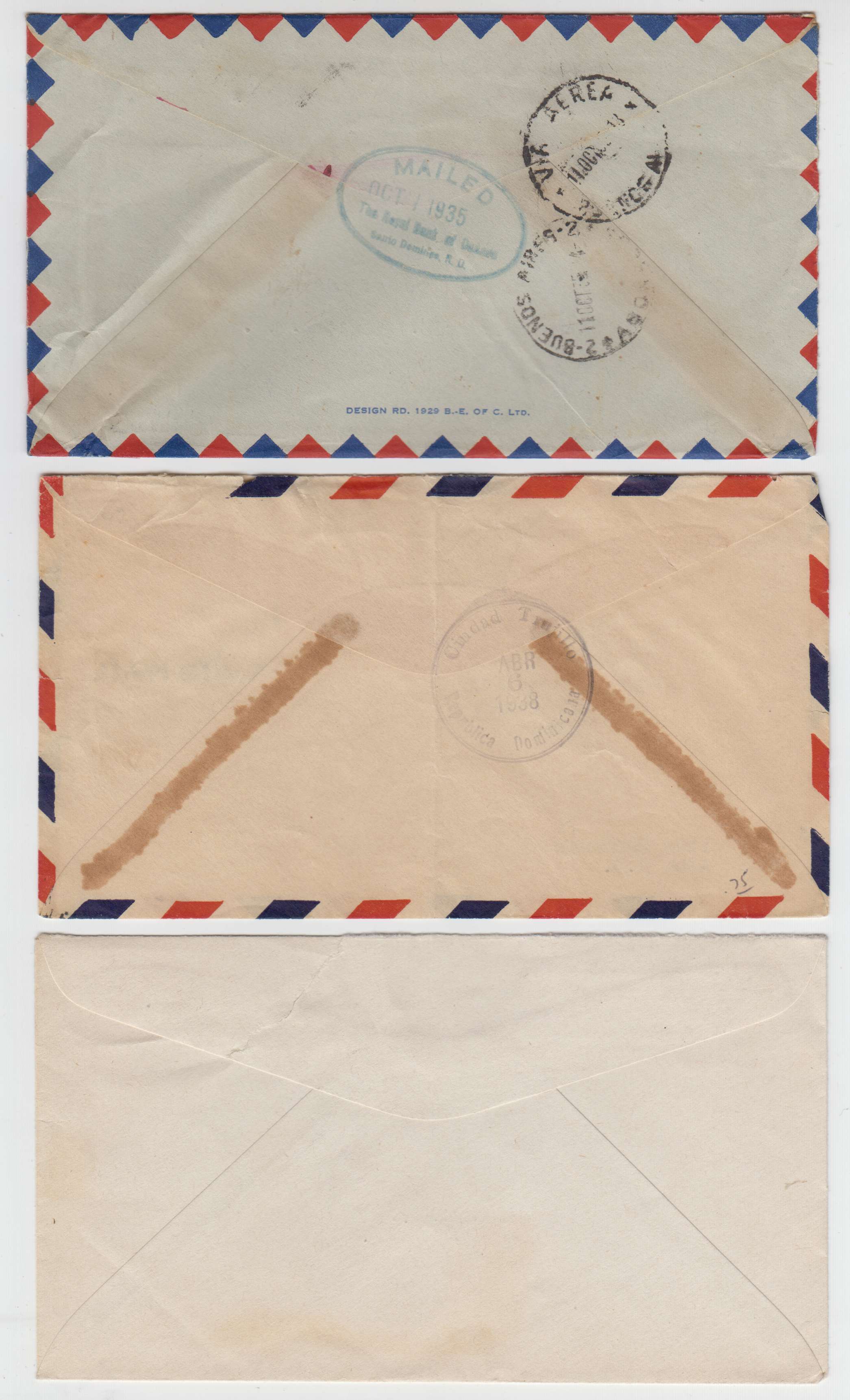 Dominican Republic 1930 — Collection of 11 air or surface covers to Haiti, Switzerland or Argentina with better