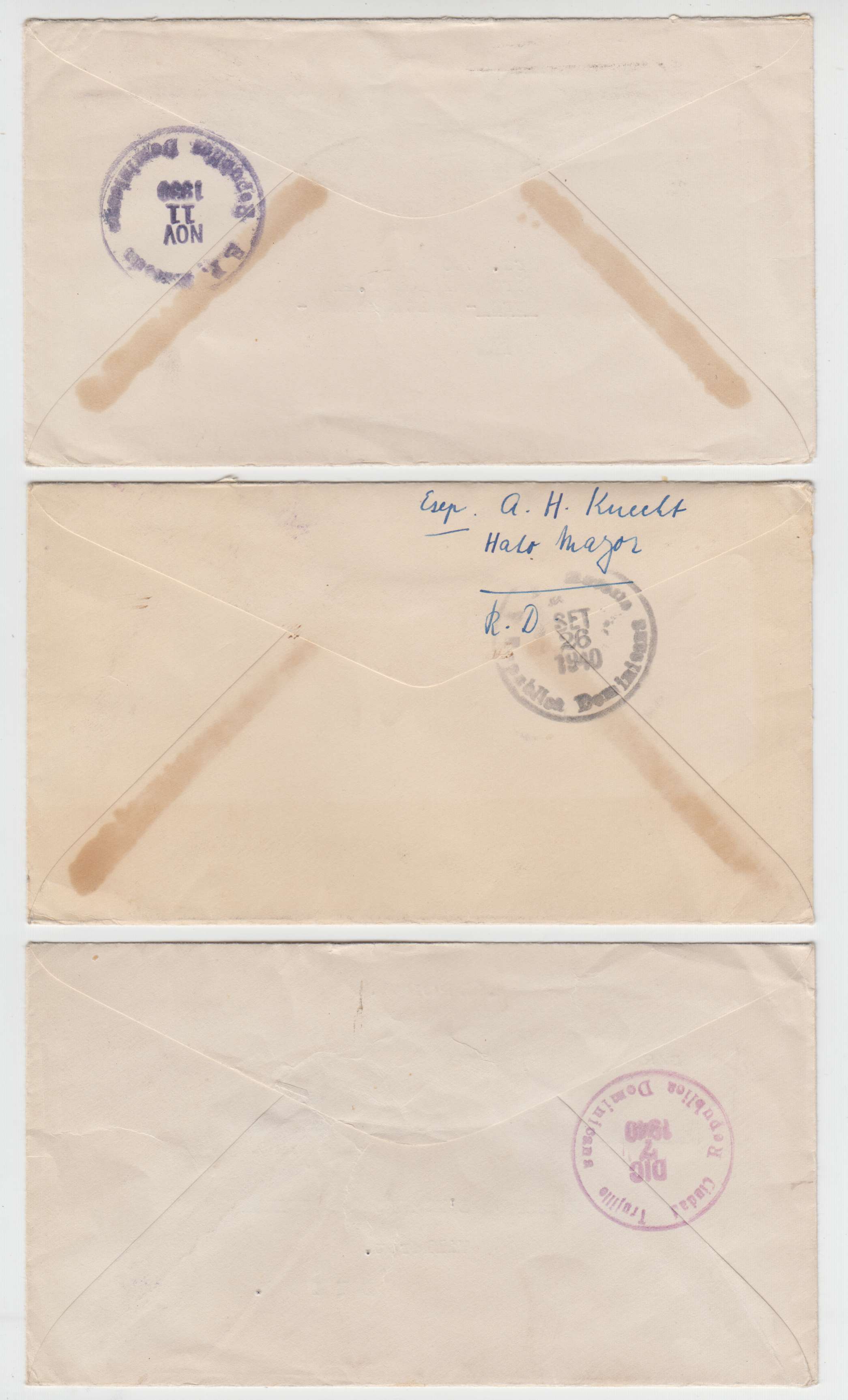 Dominican Republic 1930 — Collection of 11 air or surface covers to Haiti, Switzerland or Argentina with better