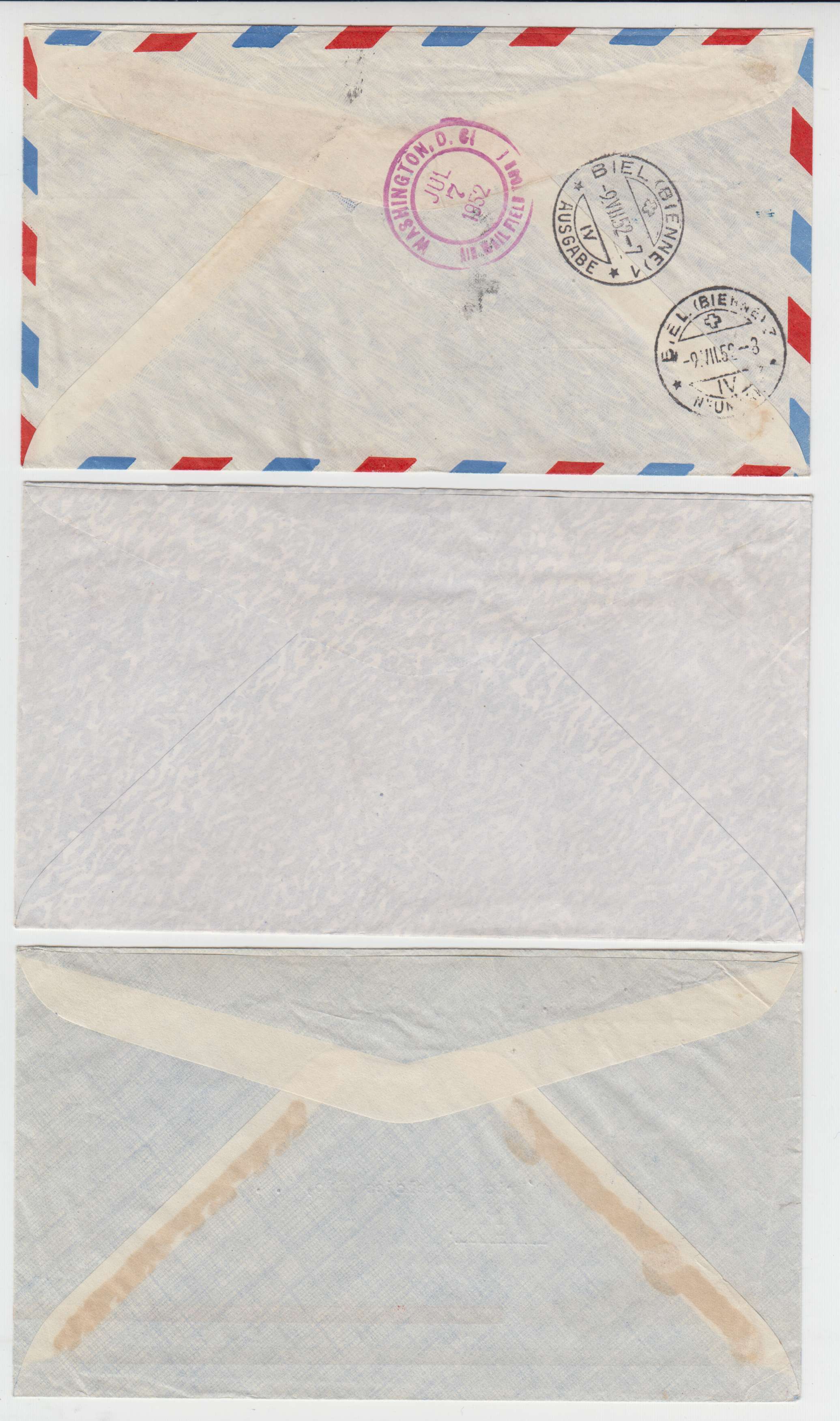 Dominican Republic 1952 — Selection of 11 airmail covers to New York or Switzerland (one unadressed)