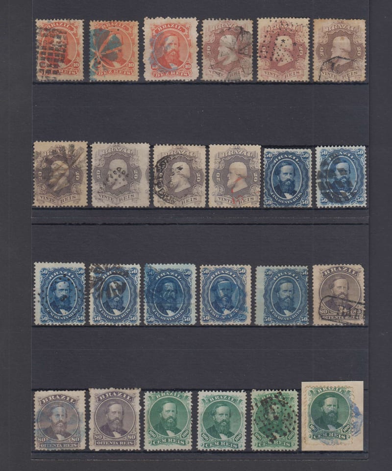 Brazil 1866 — Choice Cancels