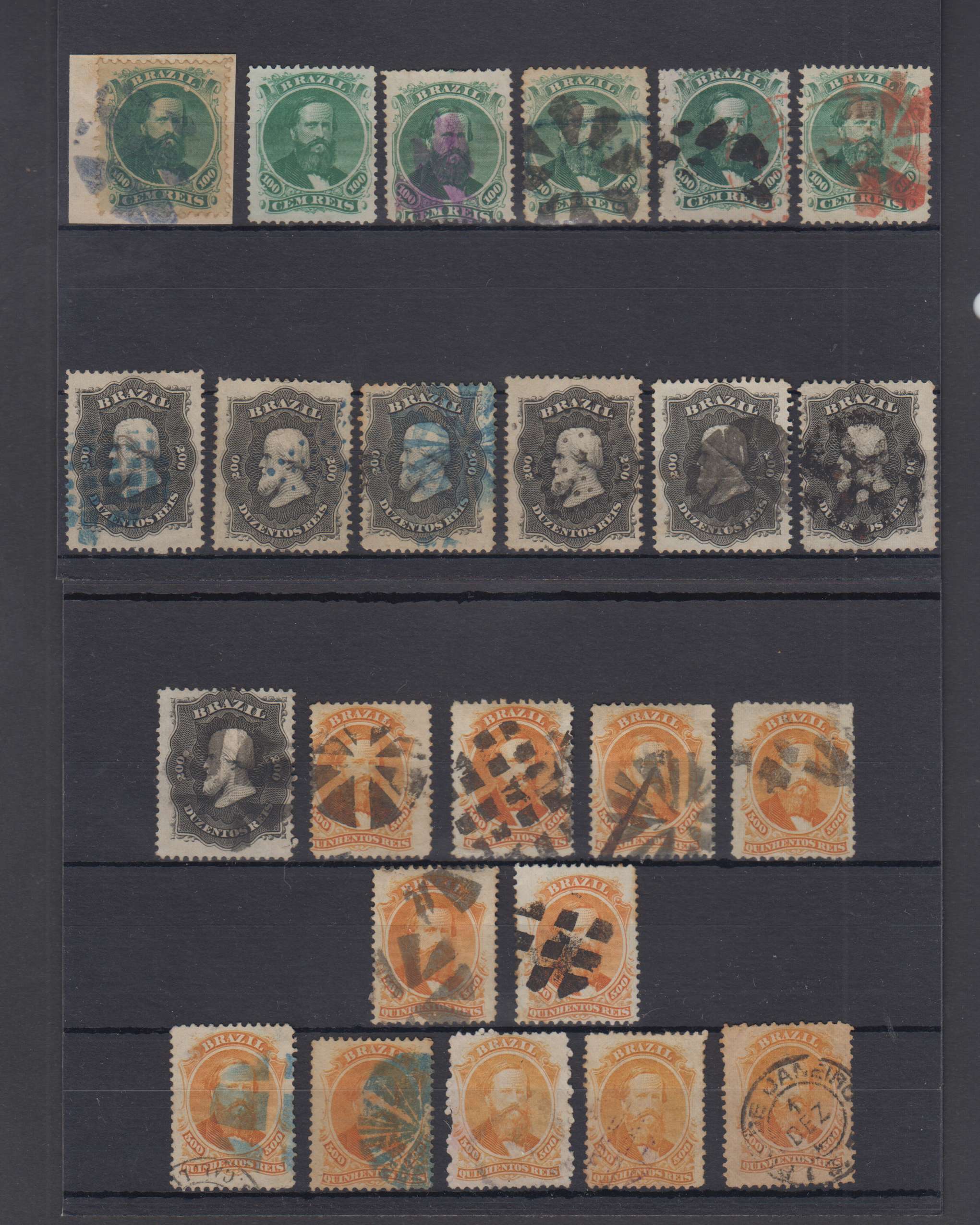 Brazil 1866 — Choice Cancels