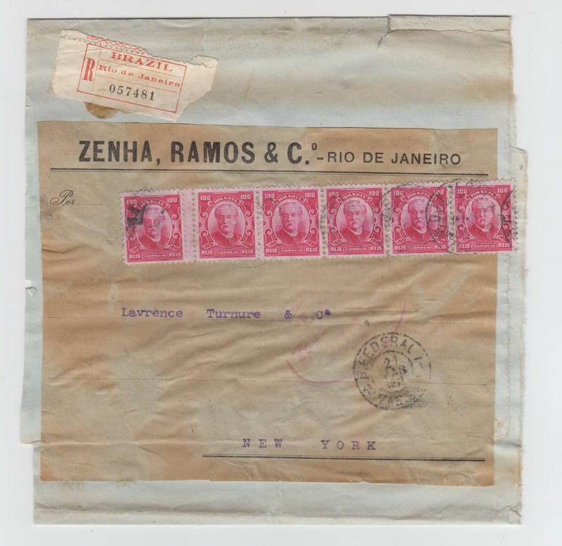 Brazil 1911 — Selection of 4 items including 1911