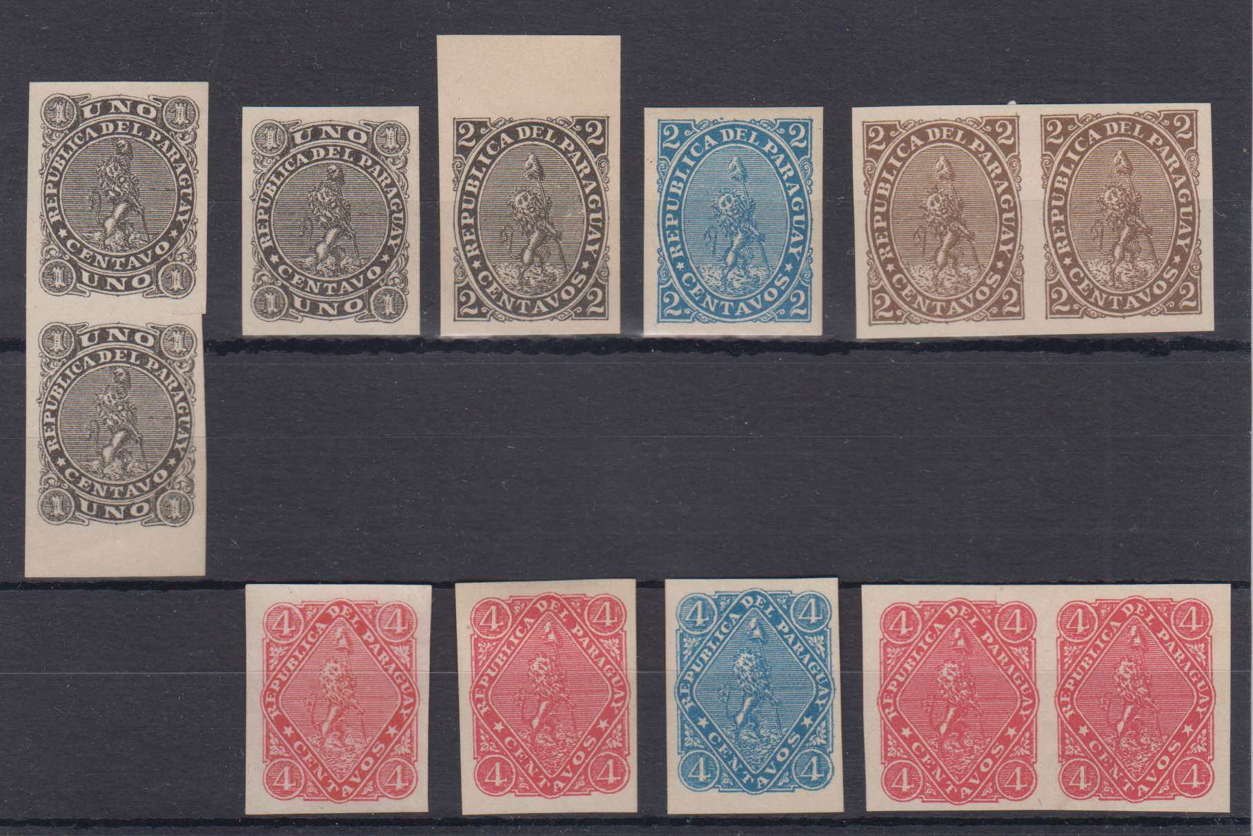 Paraguay 1881 — Lion issue