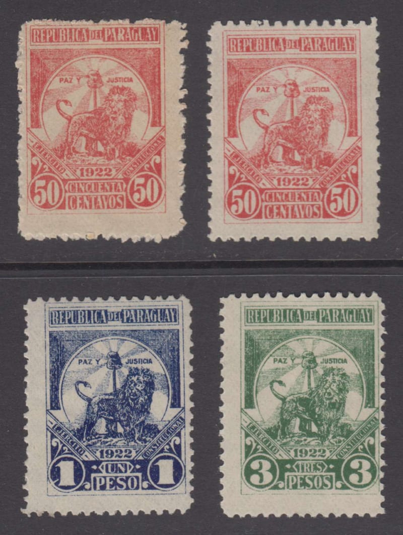 Paraguay 1922 — Revolutionary issue