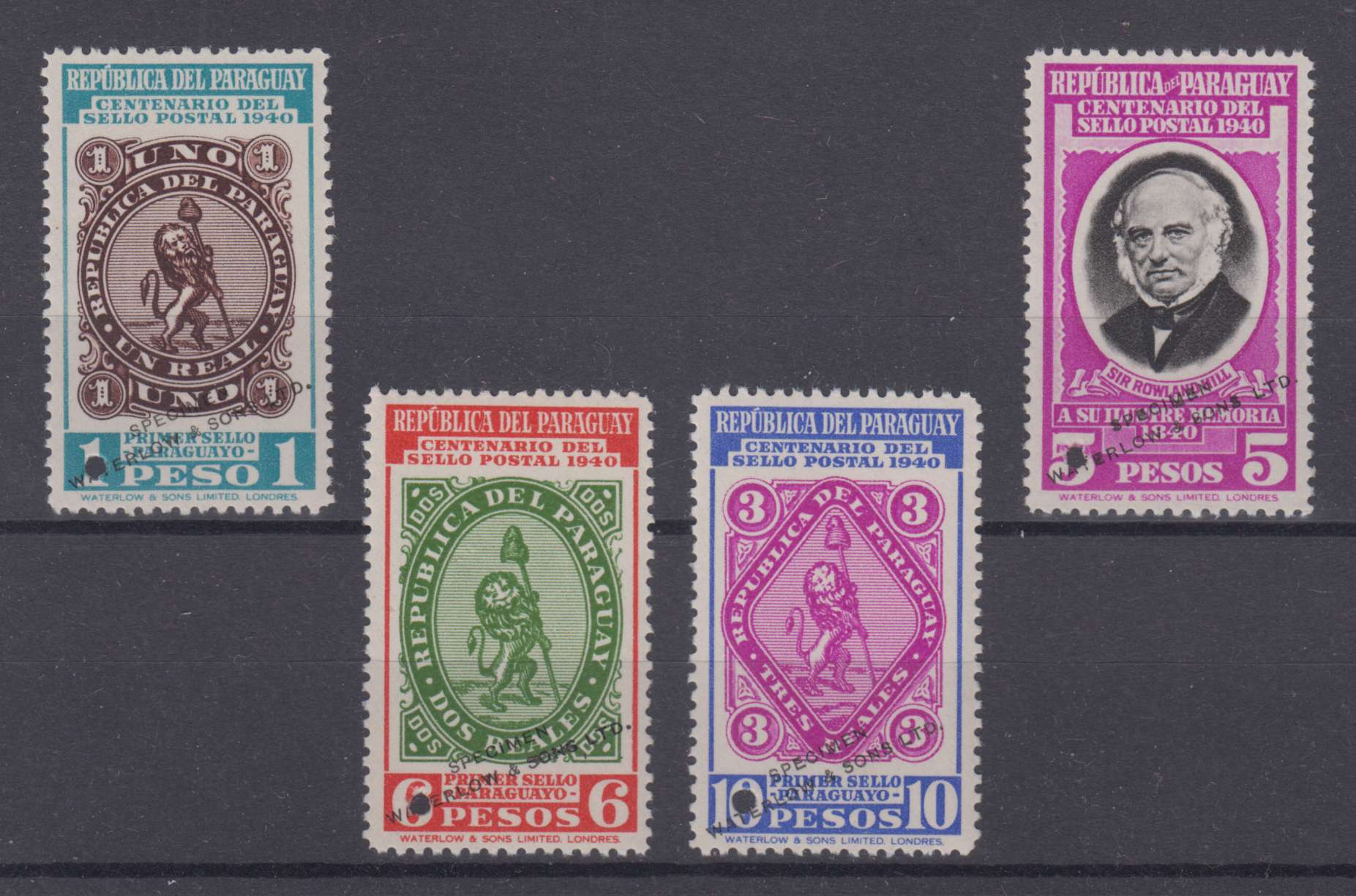 Paraguay 1940 — Sir Rowland Hill