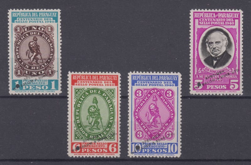 Paraguay 1940 — Sir Rowland Hill