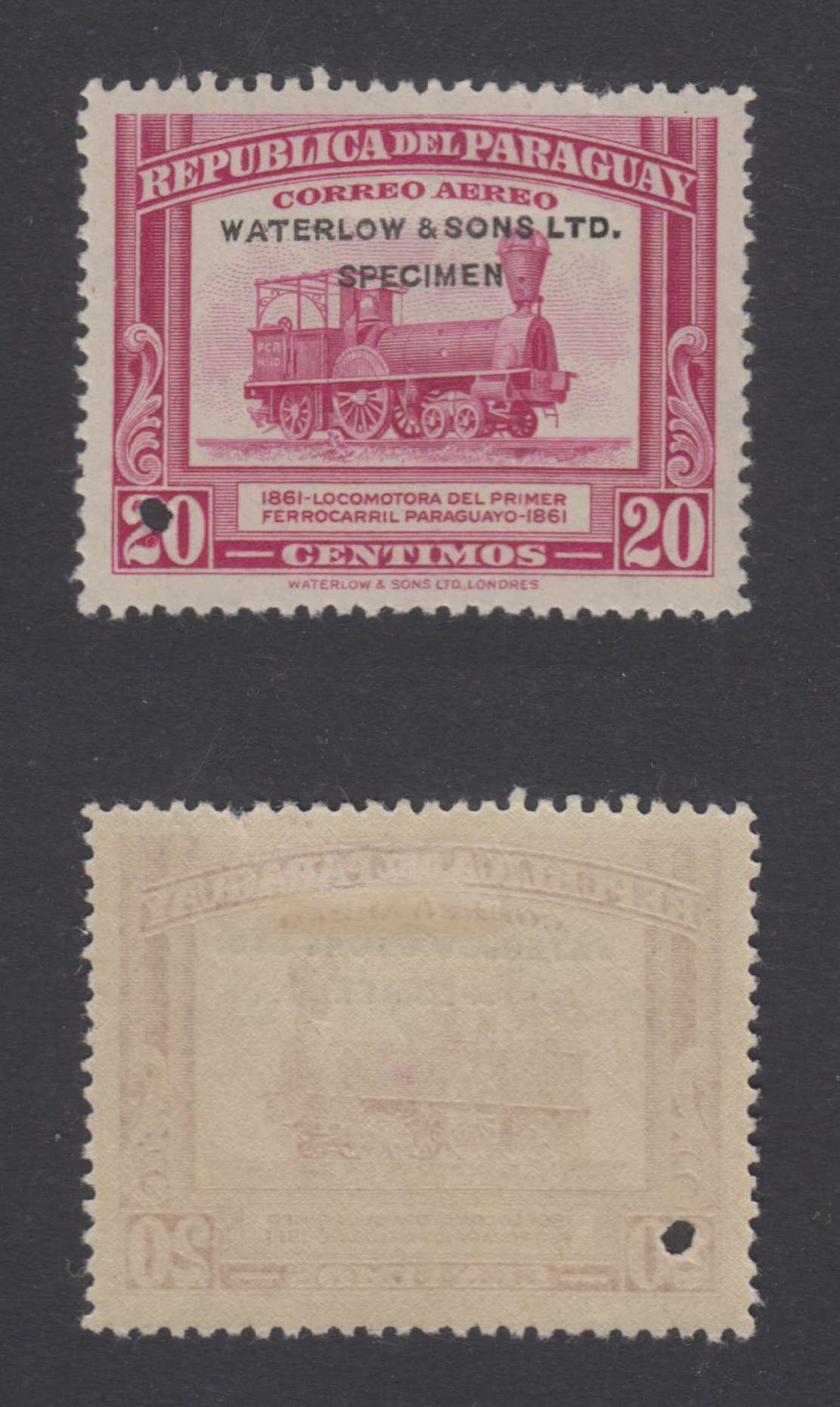 Paraguay 1944 — Railroad