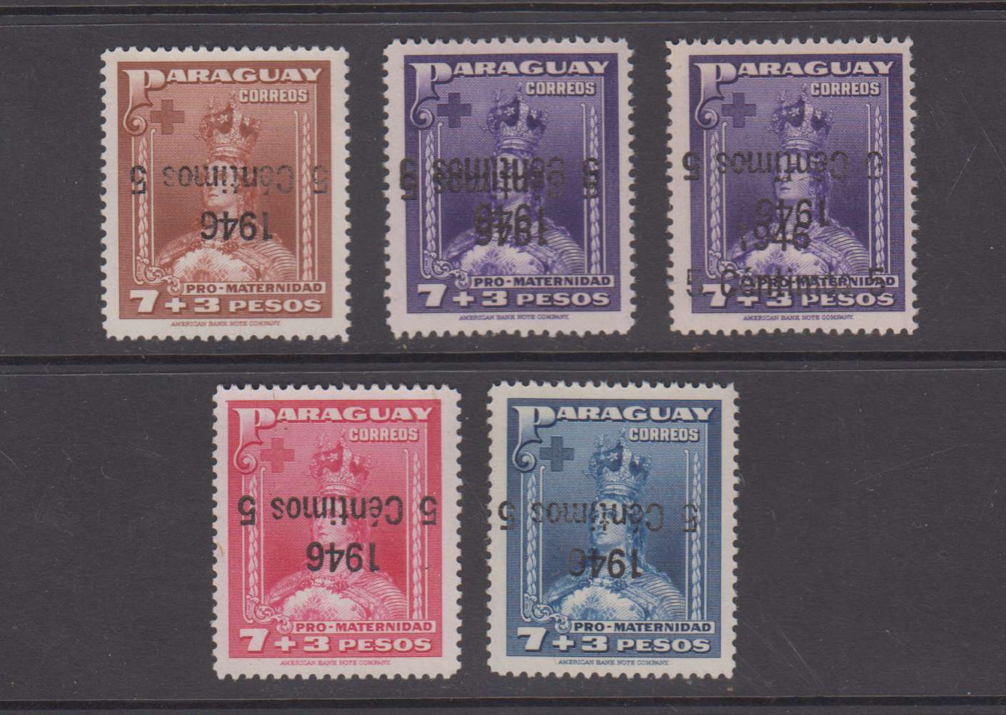 Paraguay 1946 — Scott 431-434