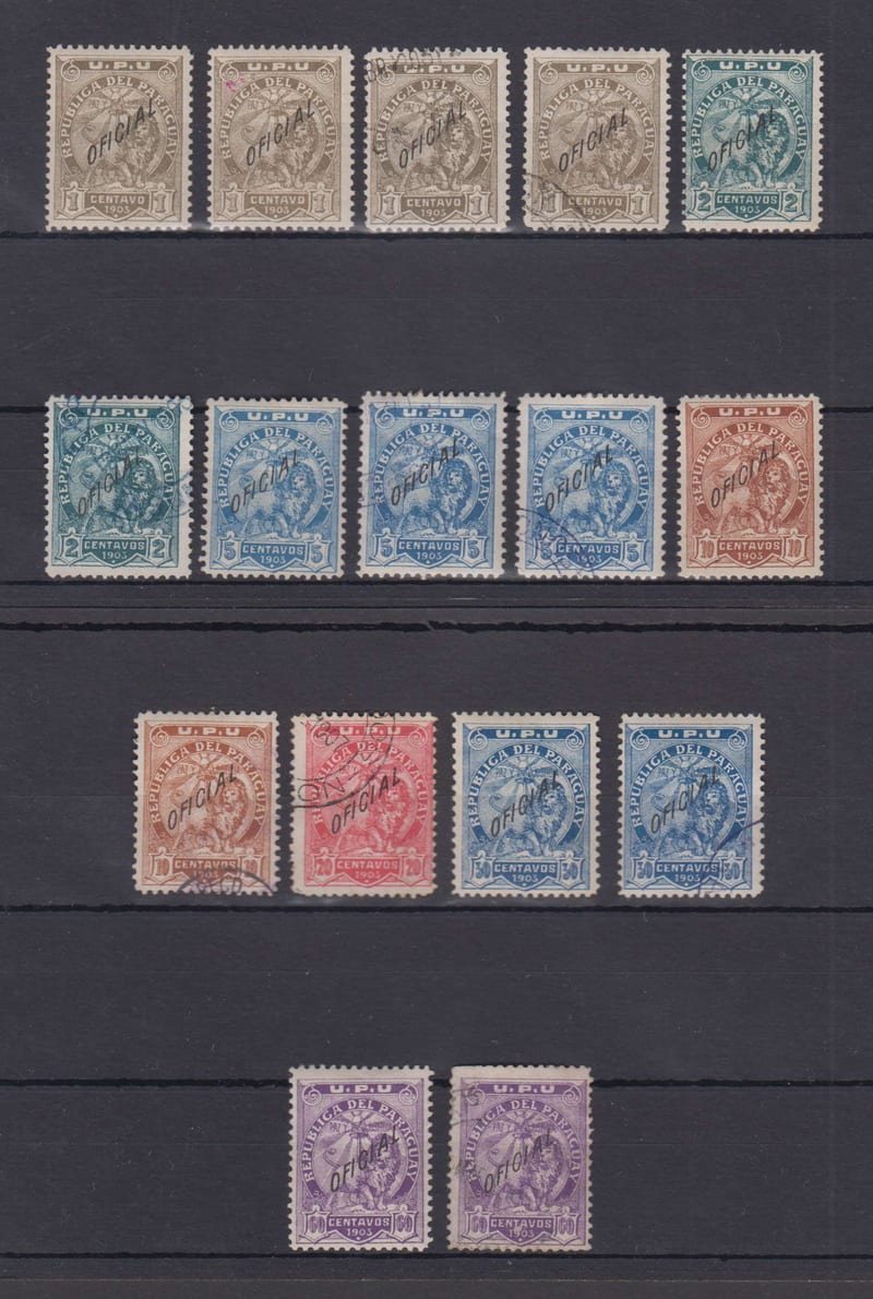 Paraguay 1903 — Official