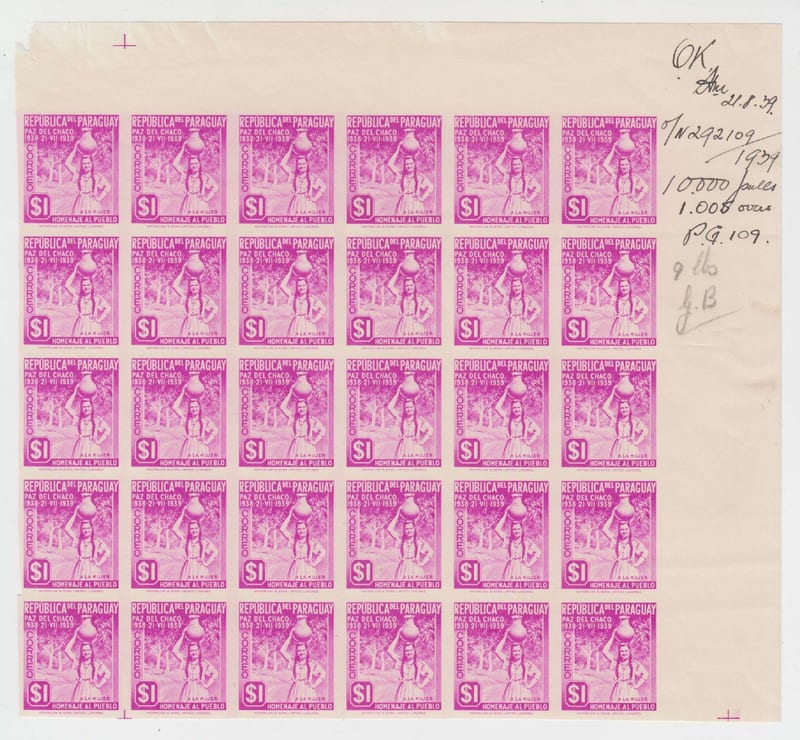 Paraguay 1939 — Peace Conference