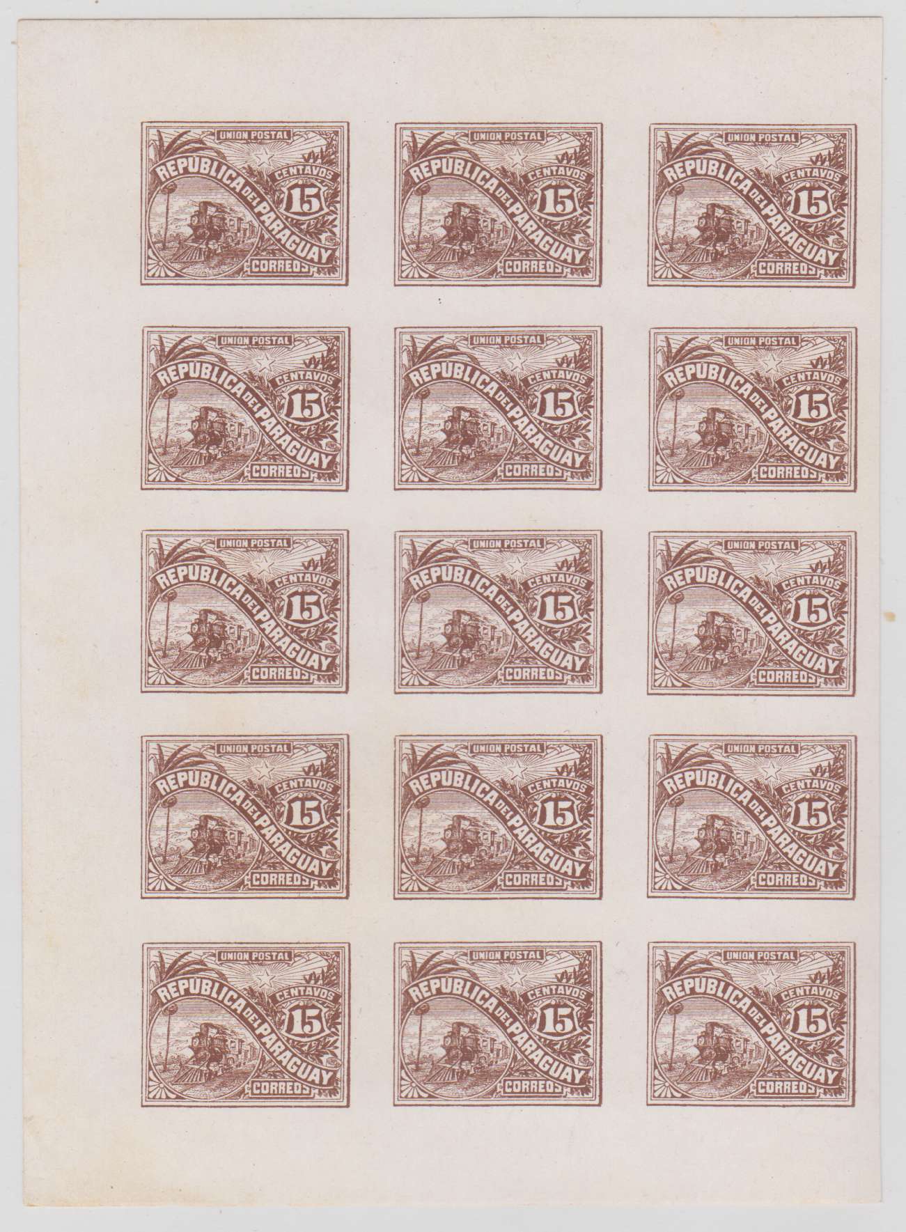 Paraguay 1886 — Official Stamps