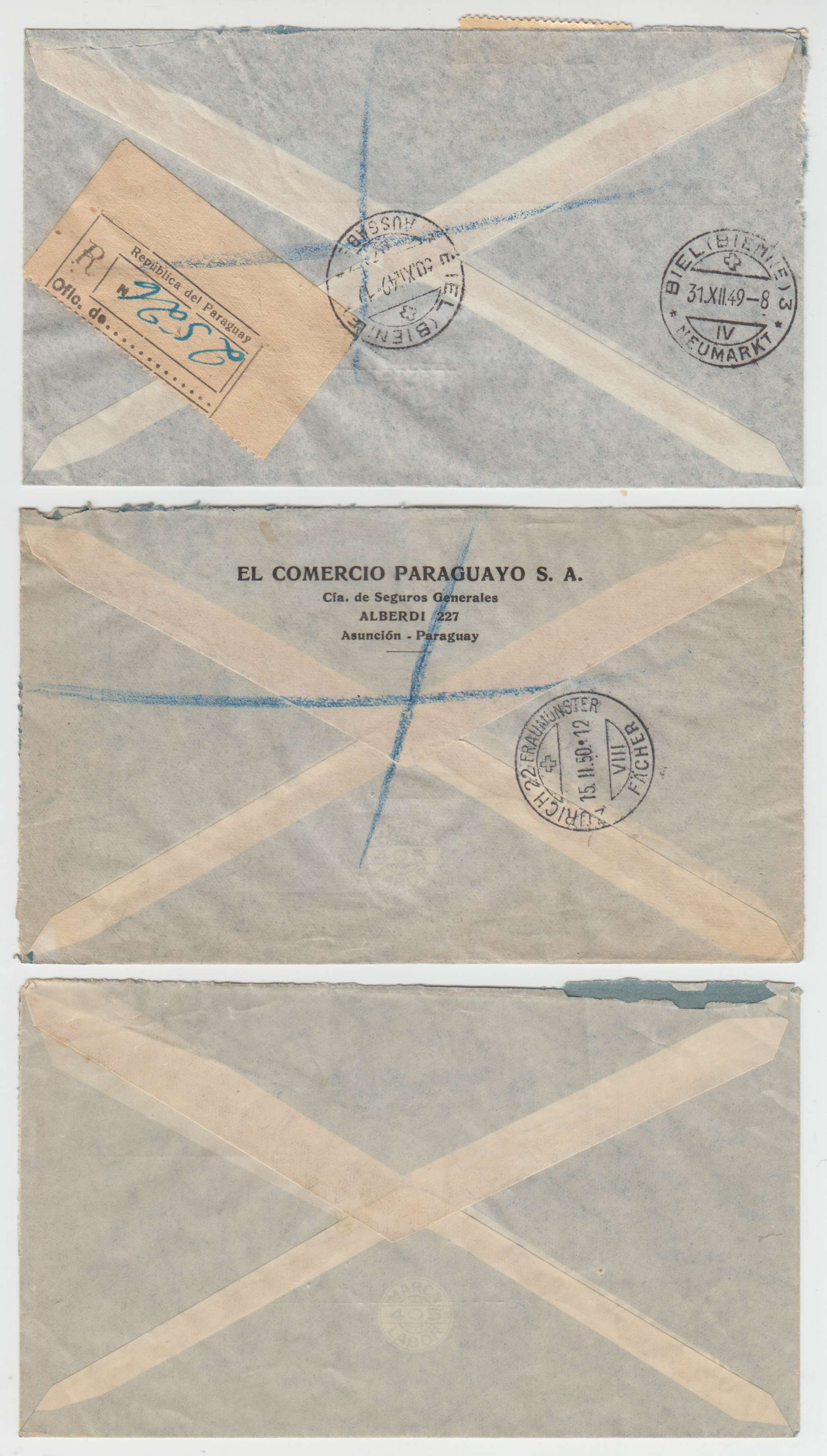Paraguay 1947 — Solano Lopez issues