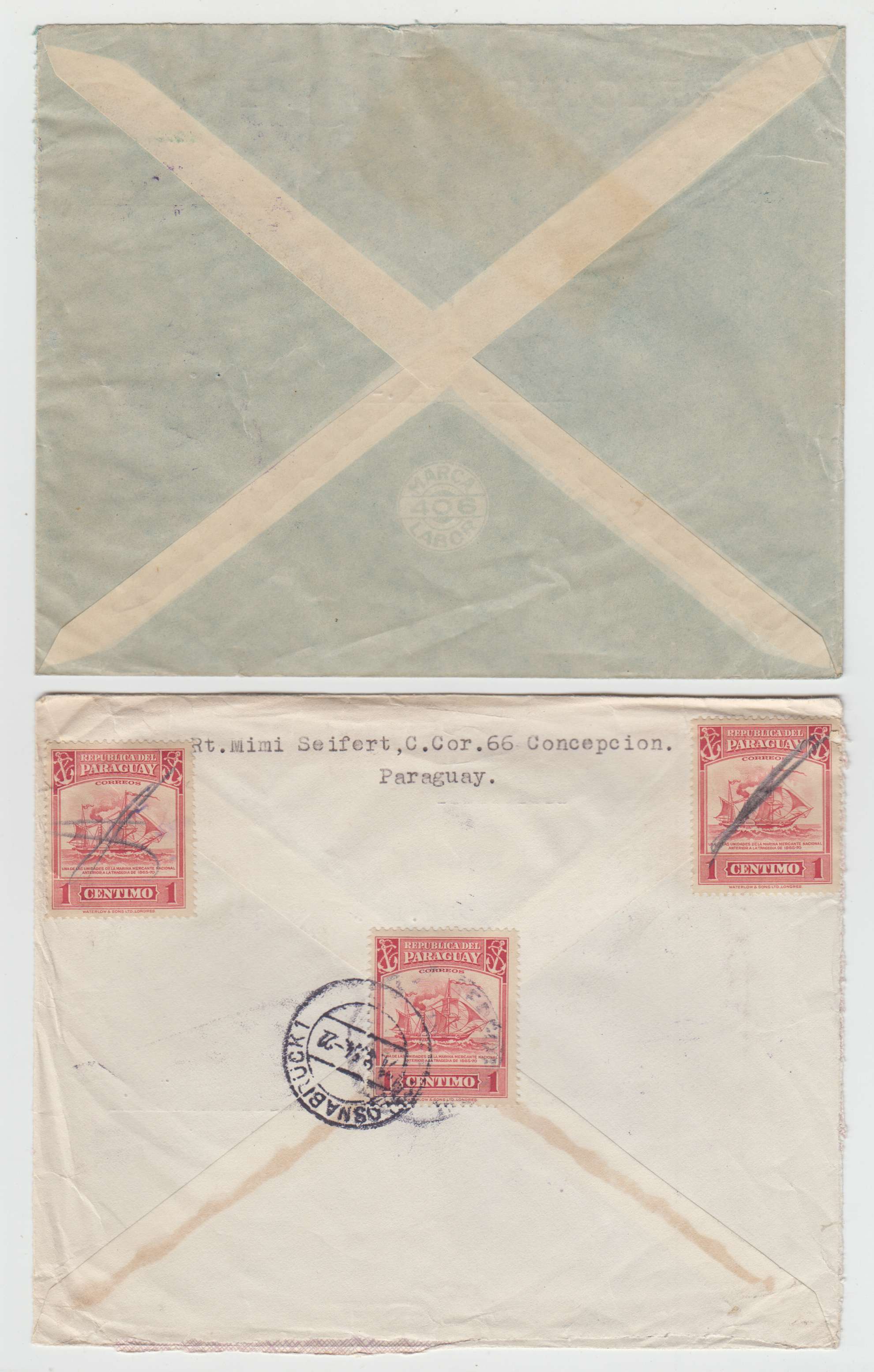 Paraguay 1947 — Solano Lopez issues