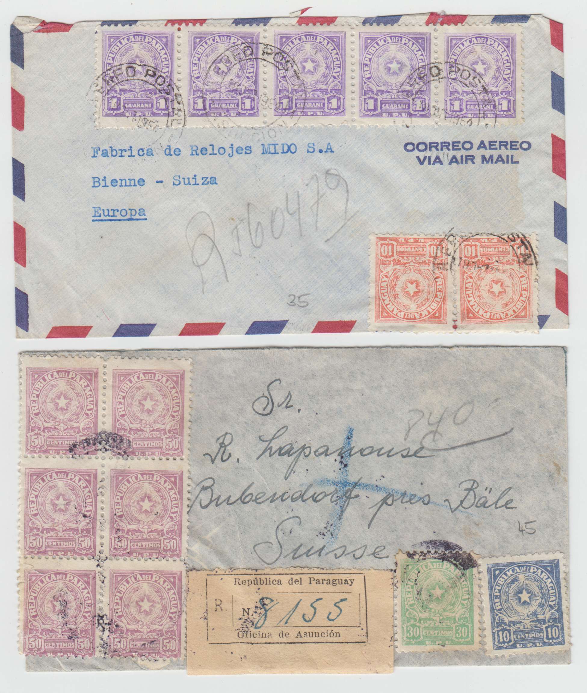 Paraguay 1950 — Arms issue